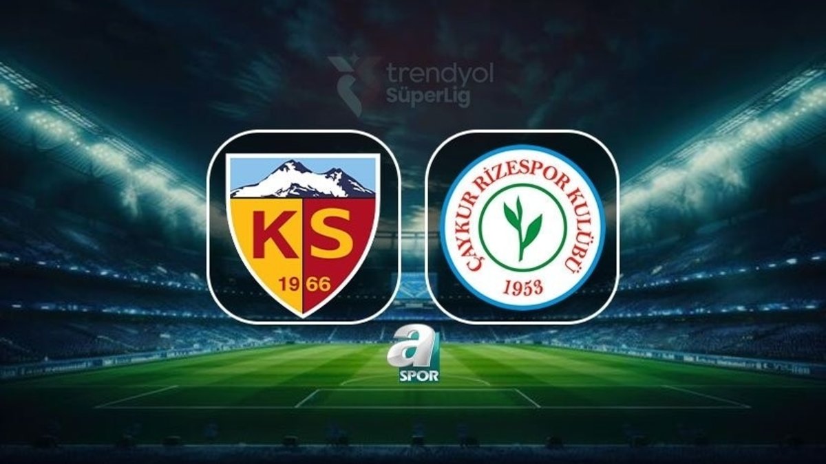Zecorner Kayserispor-Çaykur Rizespor | CANLI Zecorner Kayserispor-Çaykur Rizespor maçı canlı anlatım
