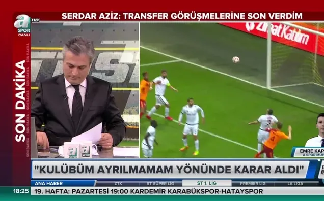 Serdar Aziz'den transfer açıklaması