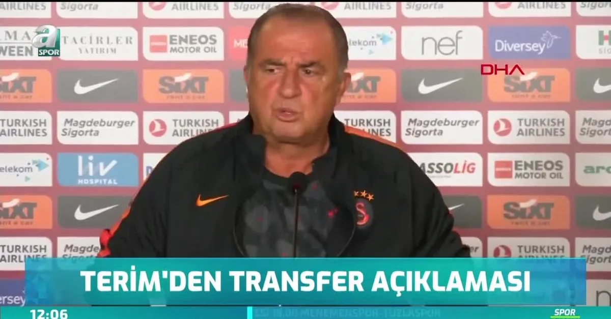 Fatih Terim'den transfer açıklaması