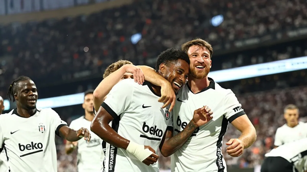 Kartal'dan tur için dev adım! Beşiktaş sahasında Kauno Zalgiris'i rahat geçti