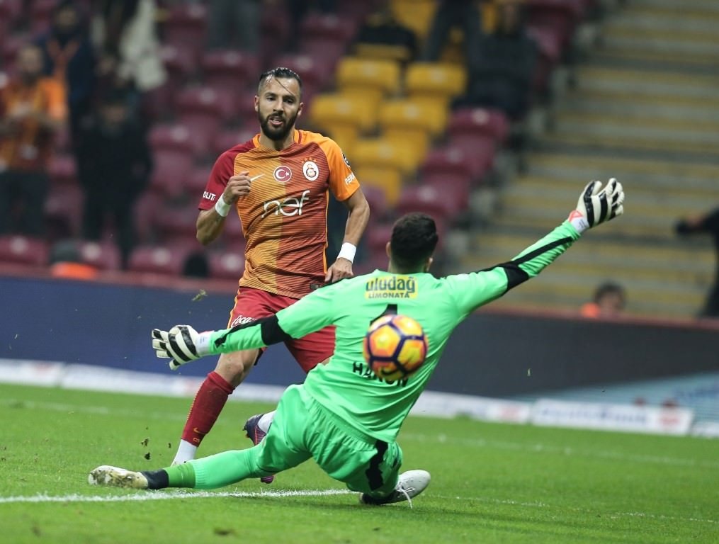 Galatasaray-Bursaspor karşılaşmasından kareler