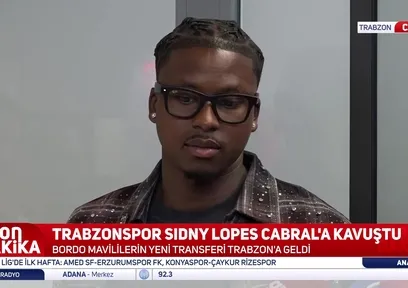 Sidny Lopes Cabral, Trabzon'a geldi!