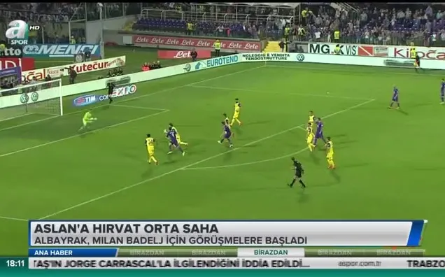 Aslan'a Hırvat orta saha