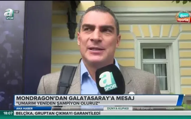 Mondragon'dan G.Saray'a mesaj