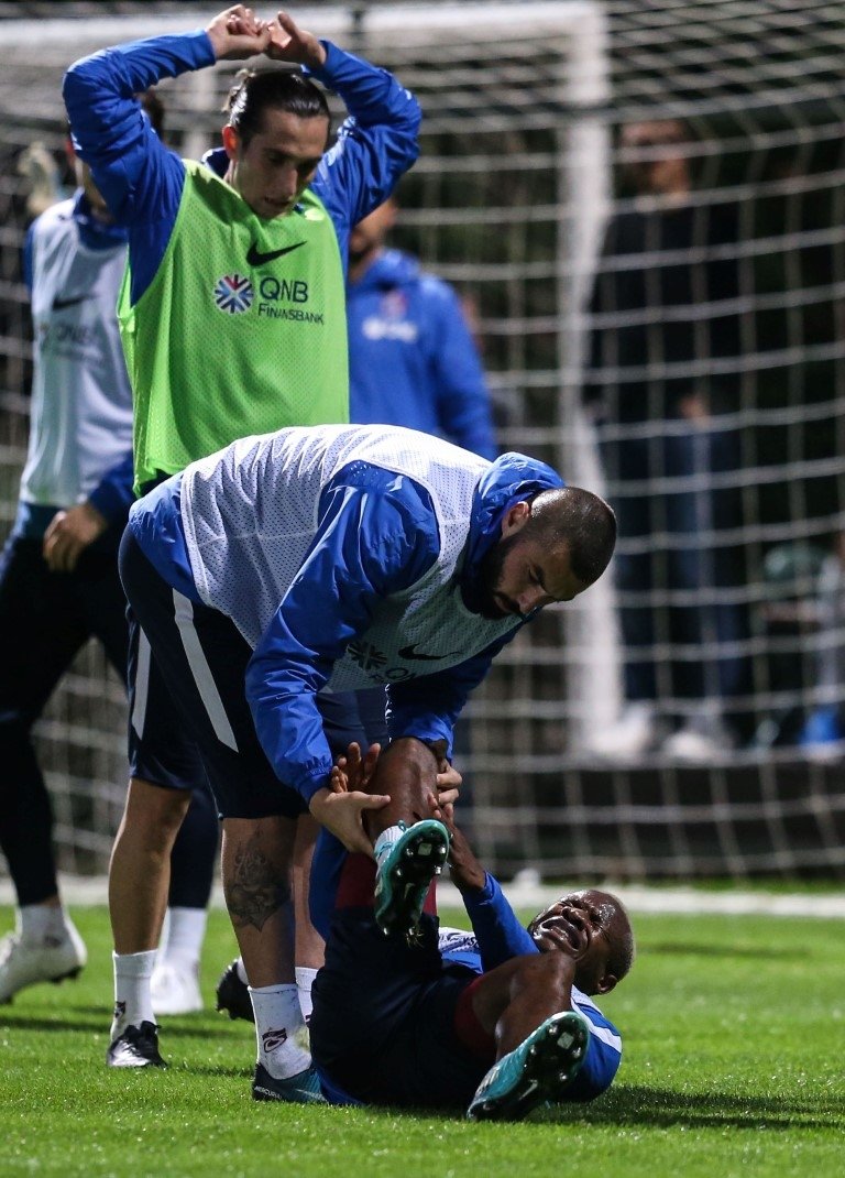 Trabzonspor’da kıran kırana antrenman