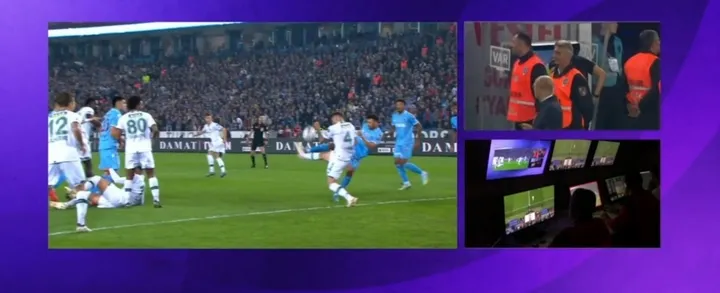 Trabzonspor - Konyaspor maçında VAR'dan penaltı çıktı! İşte o pozisyon - 1