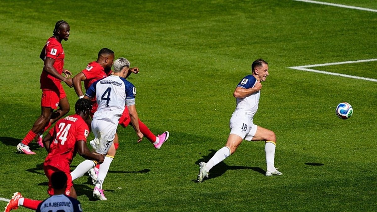 Kanada Bosna Hersek karşısında puanı Larin'le kurtardı!