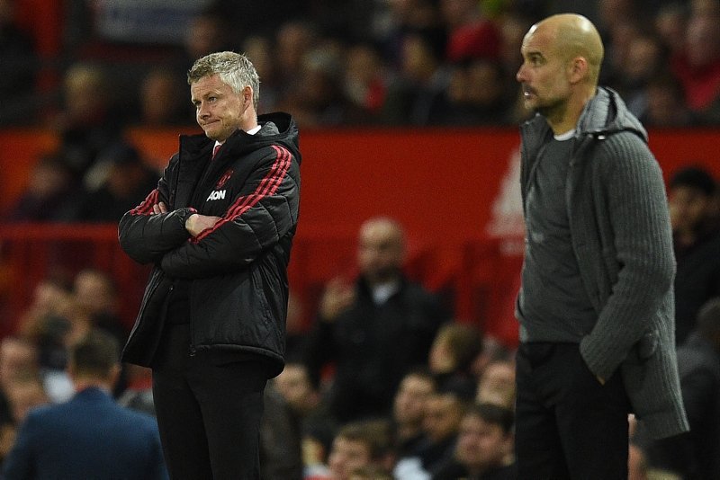 Manchester United - Manchester City maçından kareler...