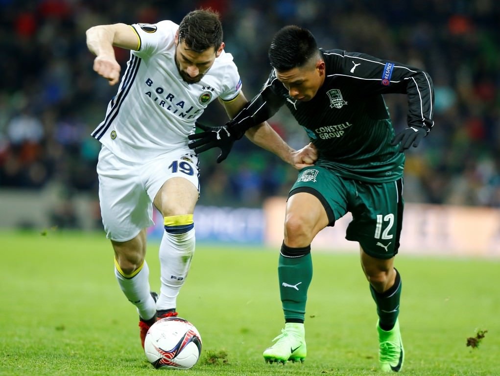 Krasnodar - Fenerbahçe maçından kareler