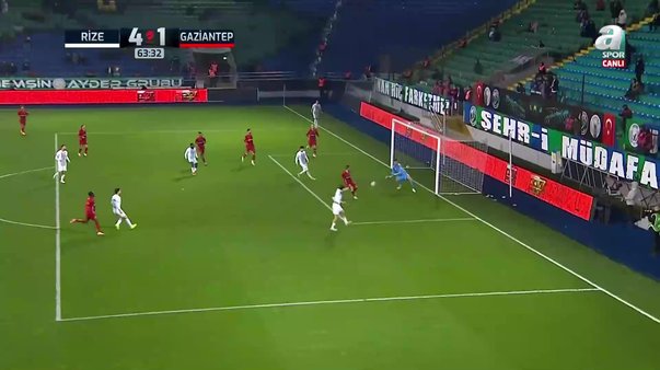 GOL | Çaykur Rizespor 4-1 Gaziantep FK