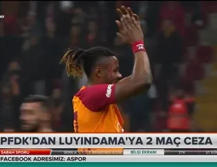 PFDK'dan Luyindama'ya 2 maç ceza