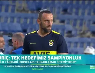 Vedat Muriç: Tek hedefimiz şampiyonluk