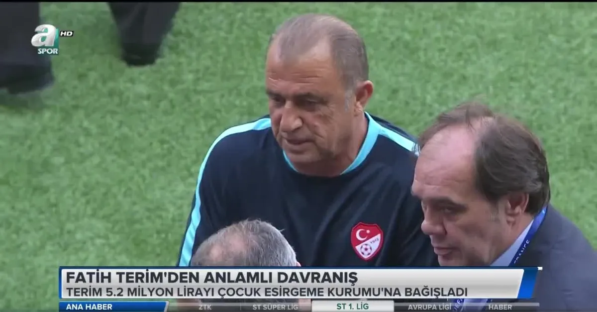 Fatih Terim'den anlamlı davranış