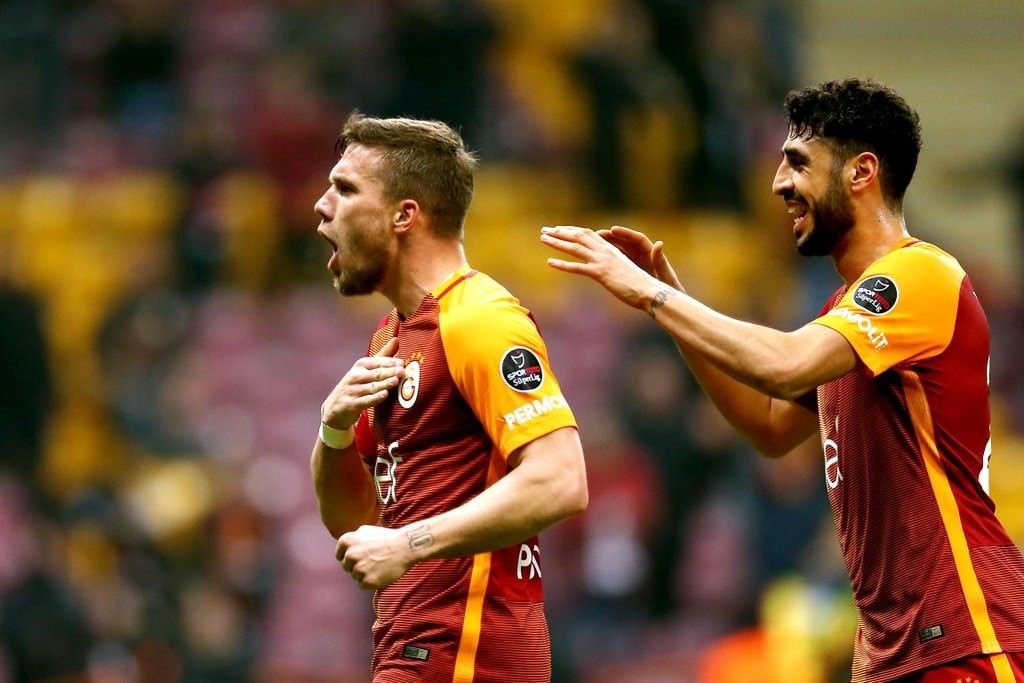 Galatasaray-Gençlerbirliği karşılaşmasından kareler