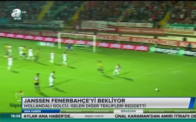 Janssen Fenerbahçe'yi bekliyor