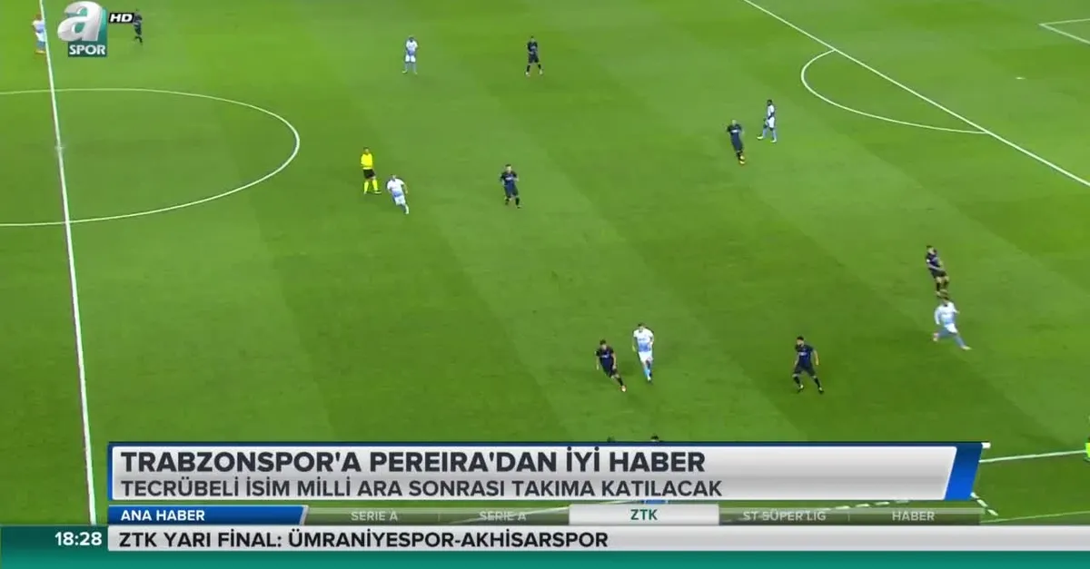 Trabzonspor'a Pereira'dan iyi haber