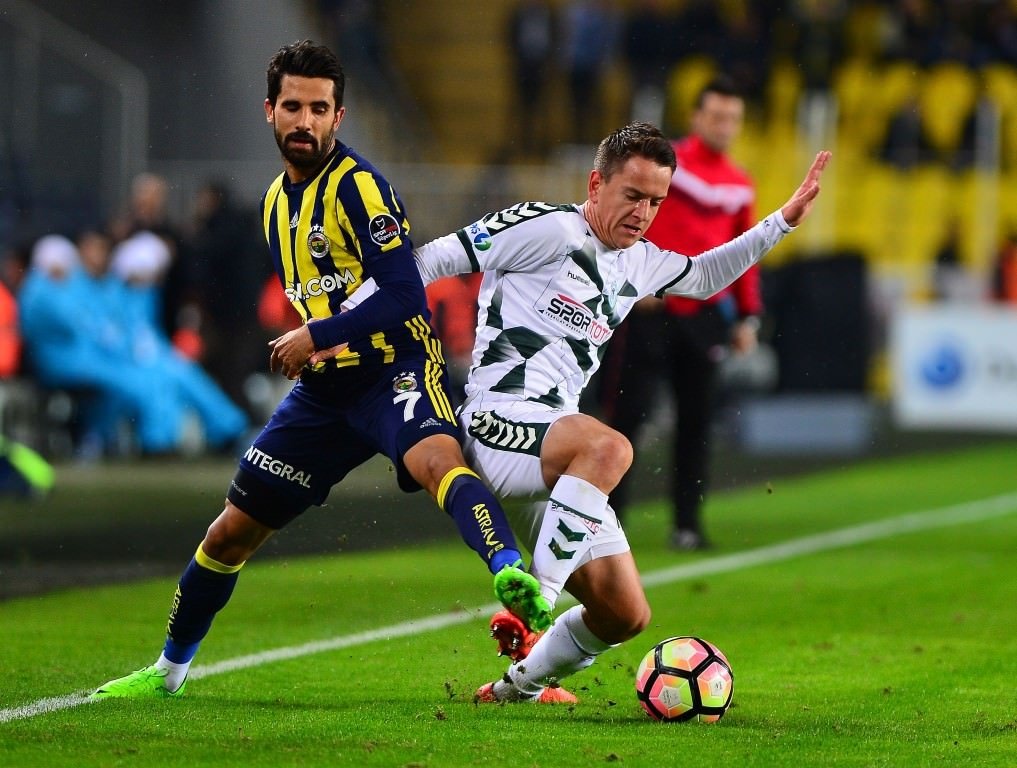 Fenerbahçe-Atiker Konyaspor karşılaşmasından kareler