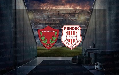 Atakaş Hatayspor - Siltaş Yapı Pendikspor  CANLI ANLATIM Trendyol Süper Lig