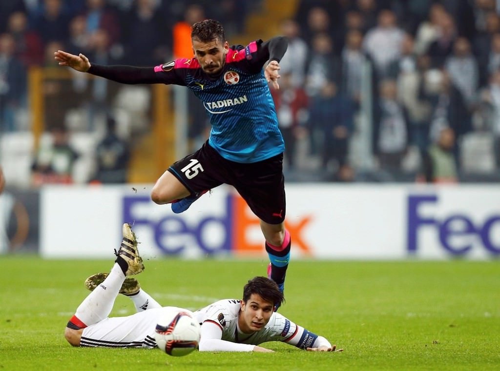 Beşiktaş - Hapoel Beer Sheva maçından kareler