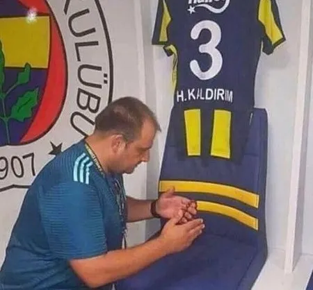 Derbiden önce Hasan Ali'ye dua - 1