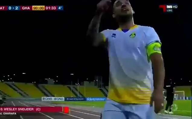 Wesley Sneijder çıldırdı!