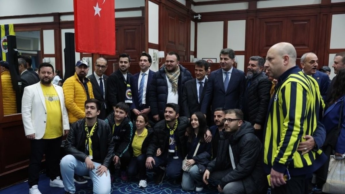 Fenerbahçe'de bayramlaşma töreni yapıldı