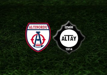 Altınordu - Altay maçı saat kaçta? Hangi kanalda?