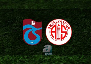 Trabzonspor - Antalyaspor maçı saat kaçta?