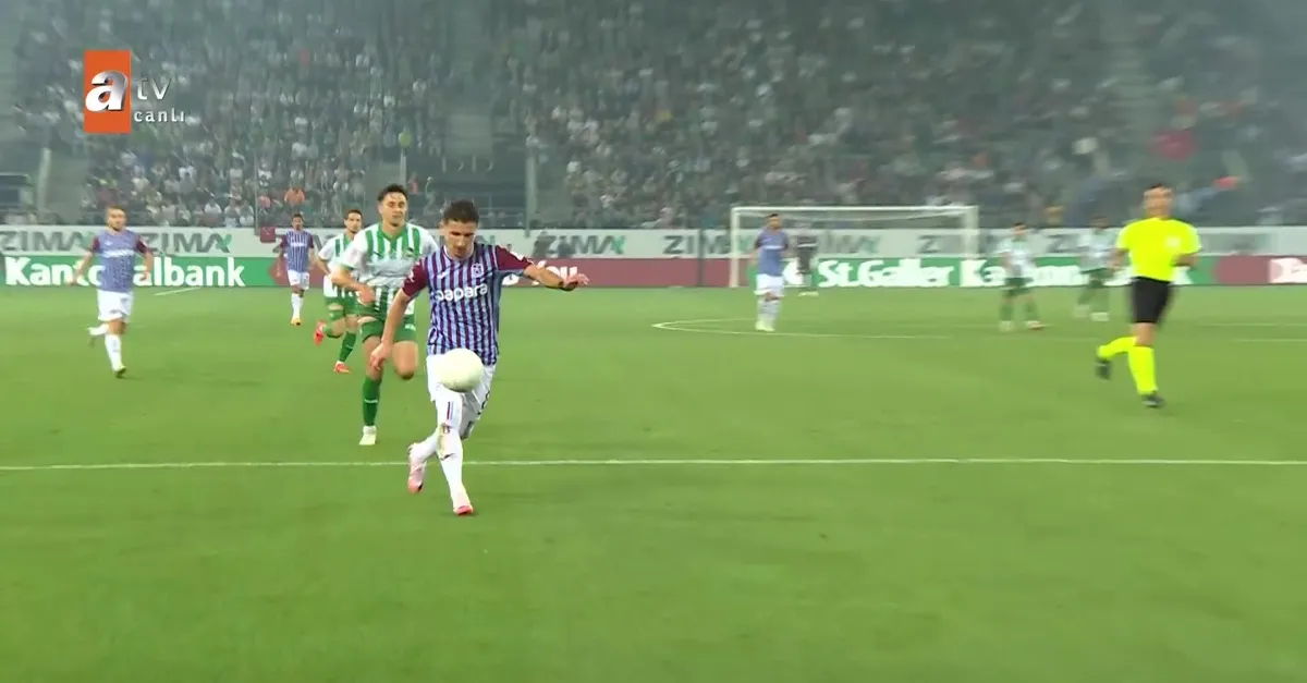 Trabzonspor gole çok yaklaştı!