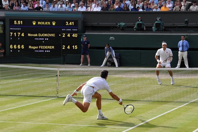 Nefes kesen Wimbledon finalinden kareler