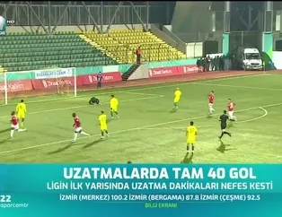 Süper Lig'de uzatmalarda tam 40 gol
