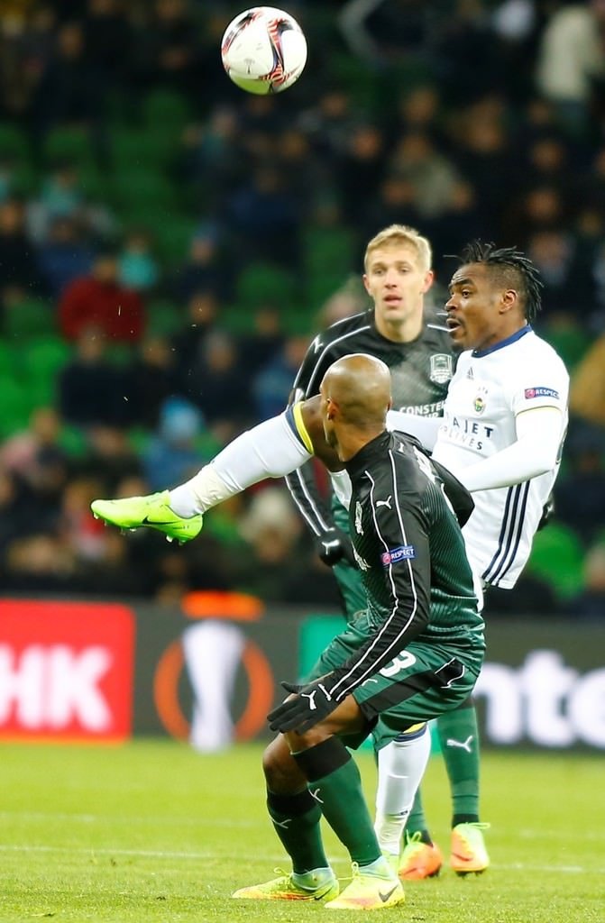 Krasnodar - Fenerbahçe maçından kareler