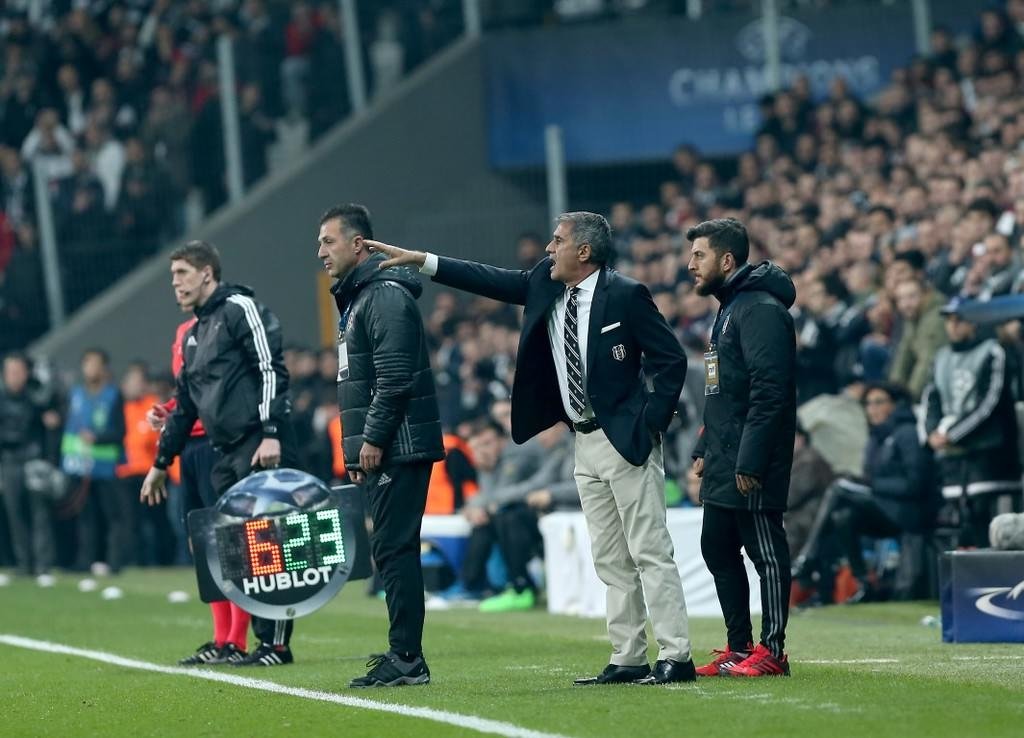 Beşiktaş-Napoli karşılaşmasından kareler