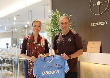 Budapeşte Büyükelçisi'nden Trabzonspor'a ziyaret!