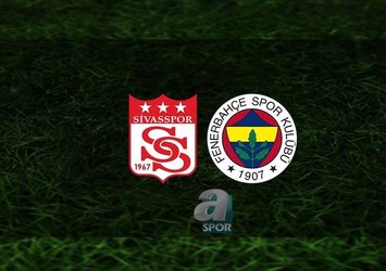 Sivasspor - F.Bahçe | 11'ler belli oldu!