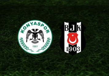 Konyaspor - Beşiktaş | İlk 11'ler belli oldu