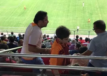 Tribünde çocuğa şiddete son!