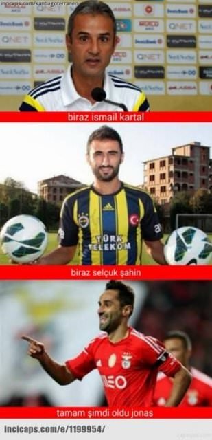 Galatasaray-Benfica maçı capsleri