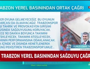 Trabzon basınından ortak çağrı