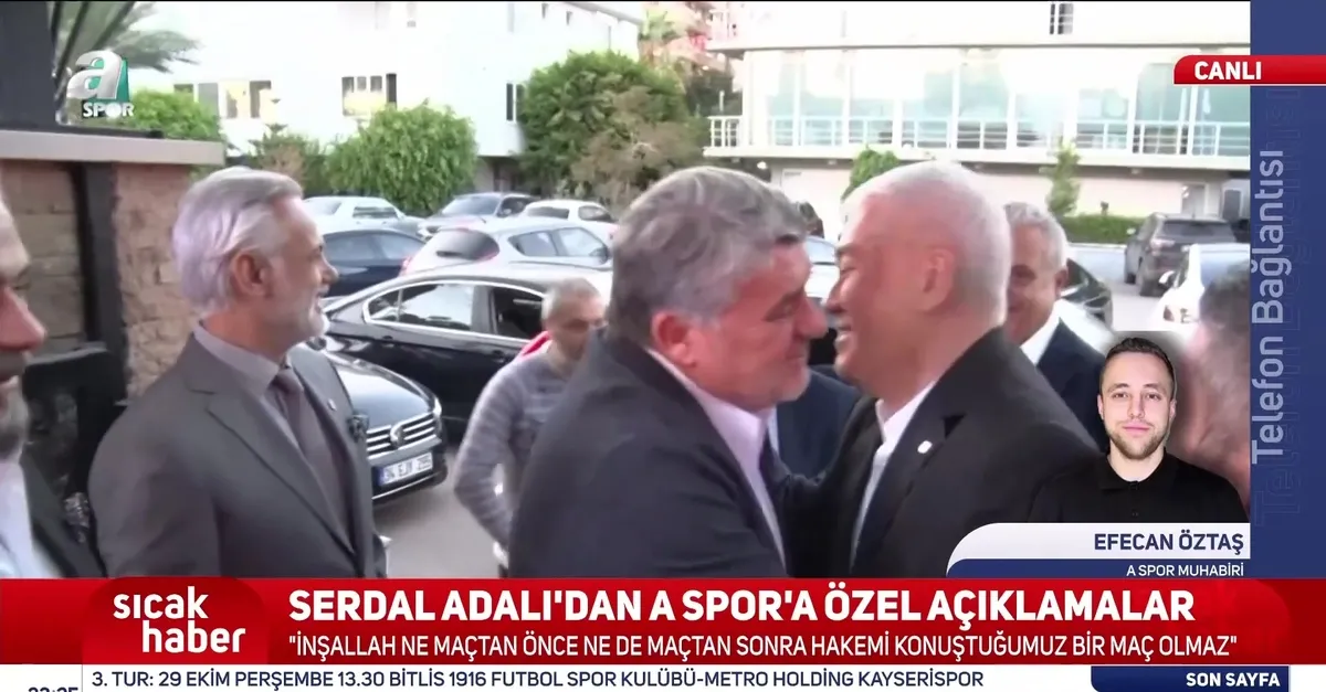 Serdal Adalı: İnşallah hakemi konuşmadığımız bir maç olur!