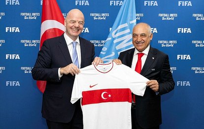TFF Başkanı Mehmet Büyükekşi’den FIFA Başkanı Gianni Infantino’ya ziyaret!