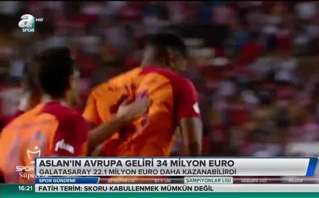 Galatasaray'ın Avrupa geliri belli oldu
