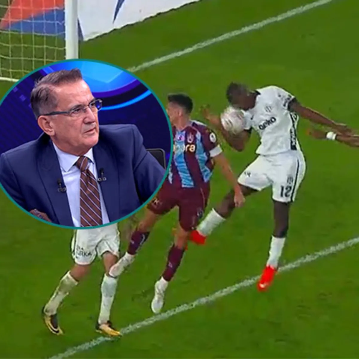 Agbadou'nun pozisyonu penaltı mı? Mustafa Çulcu yorumladı