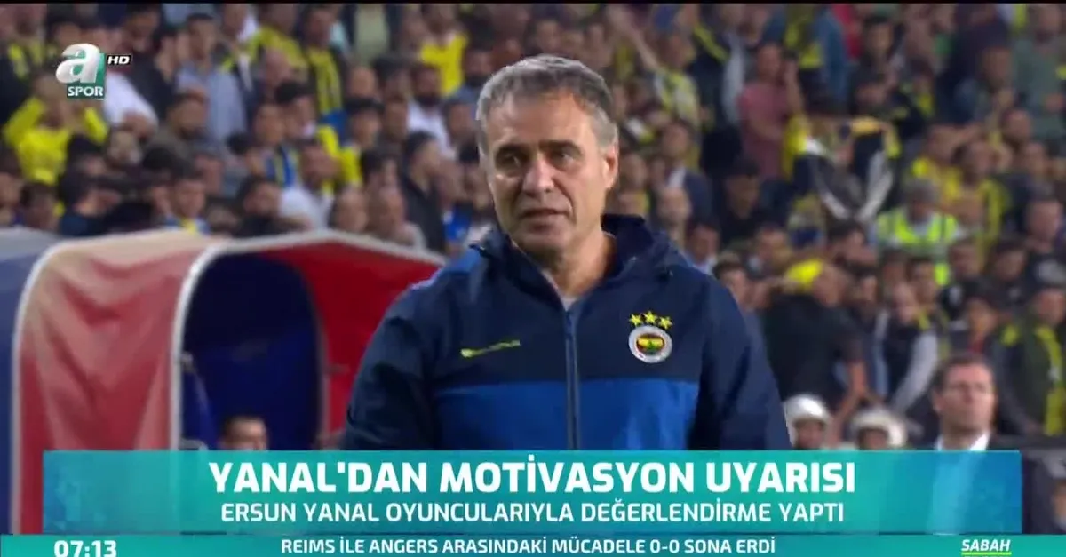Ersun Yanal'dan motivasyon uyarısı
