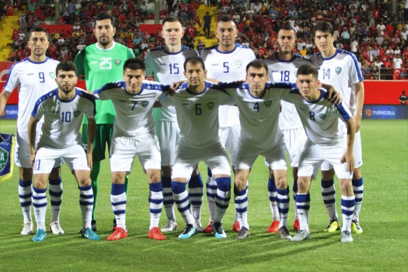 Türkiye - Özbekistan maçından kareler...