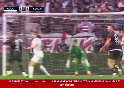 52 Orduspor FK 0 - 3 Elazığspor (MAÇ ÖZET)