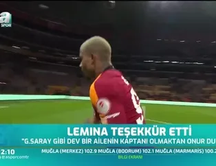 Lemina teşekkür etti