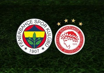 Fenerbahçe - Olympiakos maçı saat kaçta ve hangi kanalda?