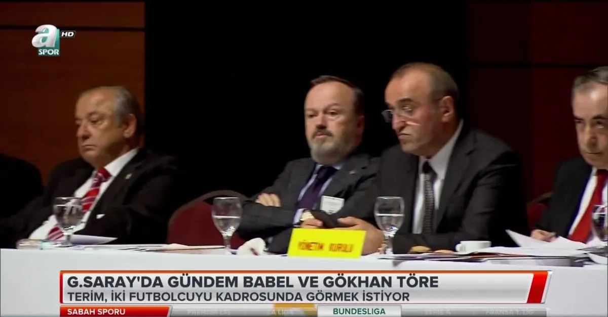 Galatasaray'da gündem Babel ve Gökhan Töre