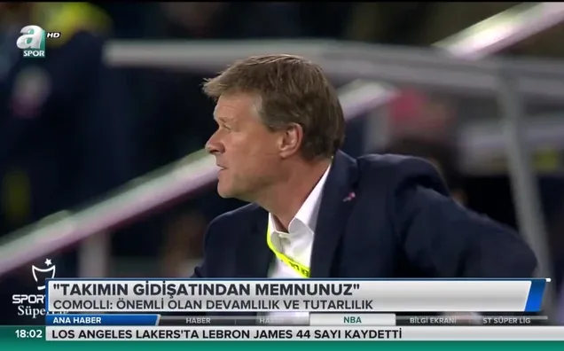 Comolli: Takımın gidişatından memnunuz